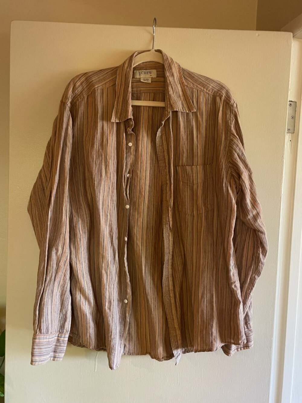 J. Crew Linen/Cotton Button Down - XL